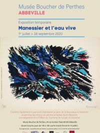 Alfred Manessier (1911-1993), Fishes&#039; Sanctuary, lithographie, 1971, don de la famille de l&#039;artiste, 2001 © Ville d&#039;Abbeville © adagp Paris, 2020