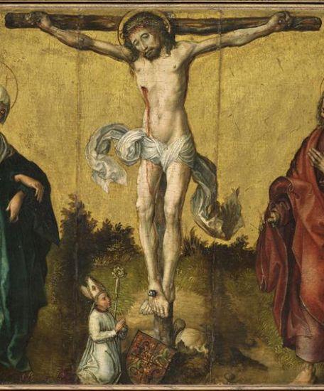 Crucifixion Martin Schongauer et atelier, XVe siècle