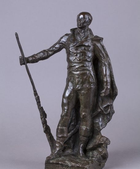 Alphonse Moncel (1866-?), Le Général Dumas, fotne en bronze d&#039;après l&#039;esquisse pour le projet de monument, 1912