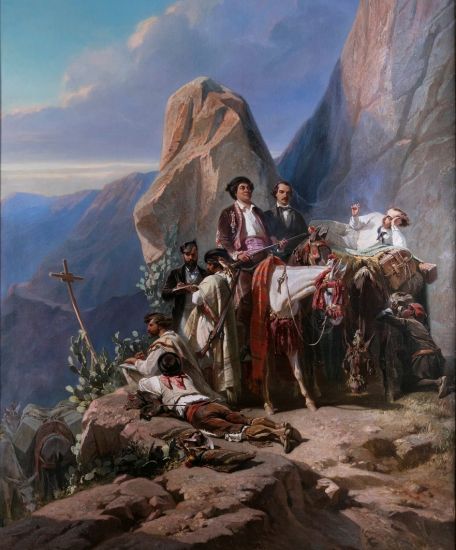 Eugène GIRAUD, Le Voyage en Espagne, de Paris à Cadix, 1855, musée Alexandre Dumas, Villers-Cotterêts