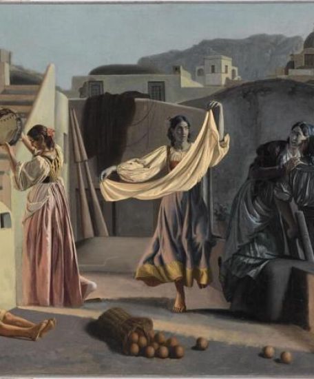 Aurèle Robert, Personnages sur une terrasse à Capri