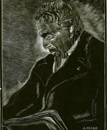 Portrait de Jacques Boucher de Perthes par Jean Sgard, XXe siècle,