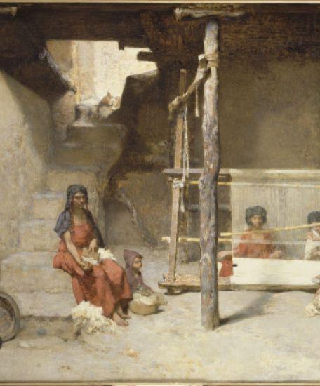 Gustave Guillaumet, Tisseuses à Bou-Saâda Paris, musée d’Orsay Photo