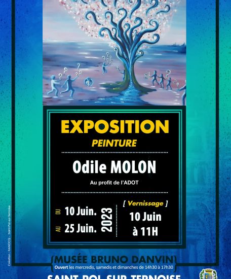 Peintures d&#039;odile MOLON du 10 au 25/6/23