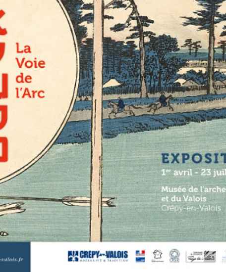 Affiche de l'exposition Kyudo, la Voie de l'Arc