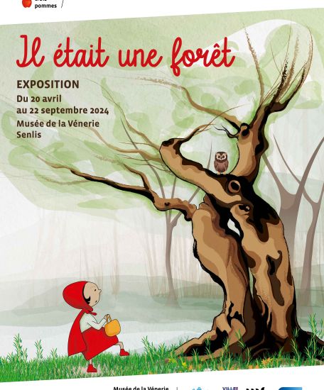 Affiche de l&#039;exposition &quot;Il était une forêt&quot; au musée de la Vénerie