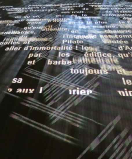 Détail d'une oeuvre de Charles Sandison