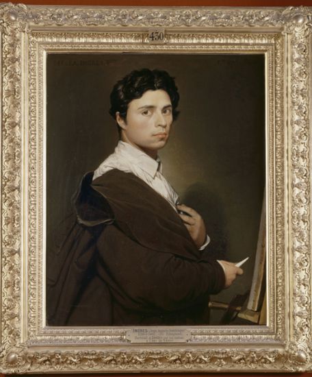 Jean-Auguste-Dominique Ingres, Autoportrait à l’âge de vingt-quatre ans, Chantilly, musée Condé, PE 430