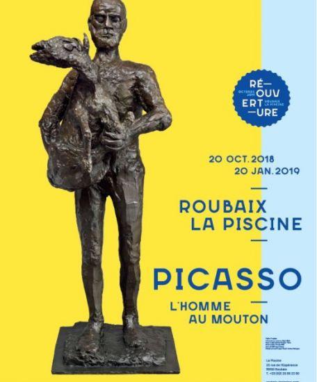 Pablo Picasso, L’Homme au mouton, Mars 1943 Paris, musée national Picasso – Paris