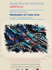 Alfred Manessier (1911-1993), Fishes' Sanctuary, lithographie, 1971, don de la famille de l'artiste, 2001 © Ville d'Abbeville © adagp Paris, 2020 Alfred Manessier (1911-1993), Fishes' Sanctuary, lithographie, 1971, don de la famille de l'artiste, 2001 © Ville d'Abbeville © adagp Paris, 2020