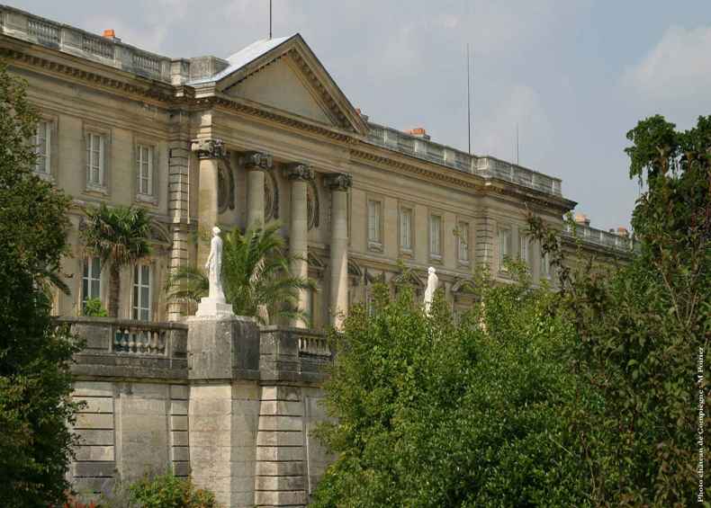 Domaine national du château de Compiègne, façade du palais