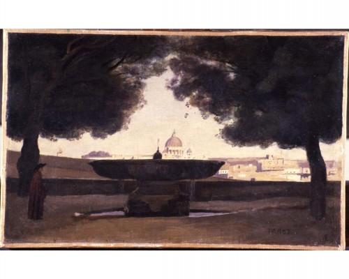 Tableau  La vasque de l’Académie de France à Rome