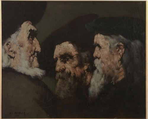 Tableau de Trois vieux juifs