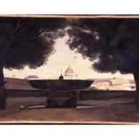 Tableau  La vasque de l’Académie de France à Rome