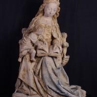Statue en pierre, Vierge à l’Enfant
