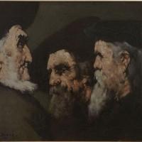 Tableau de Trois vieux juifs